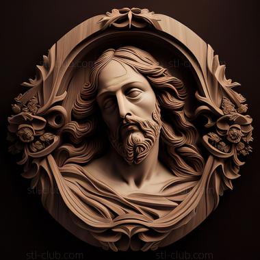 3D model st jesus (STL)